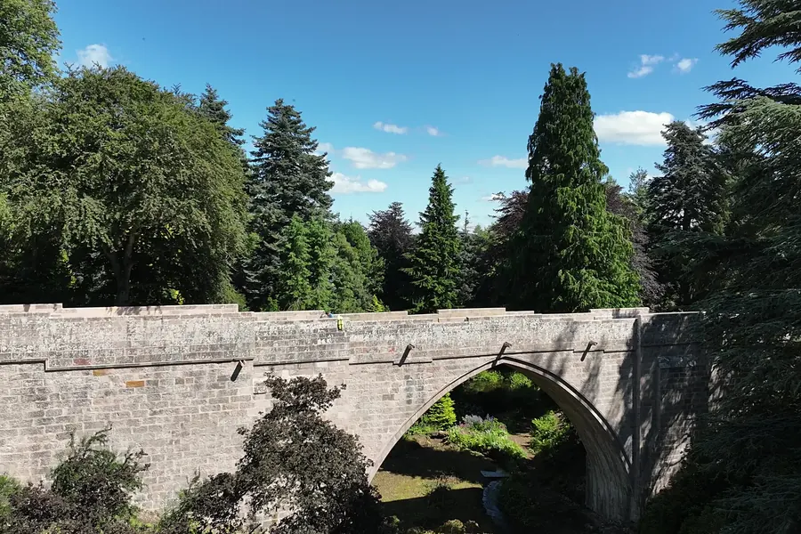 The Back Den Bridge, Kildrummy Castle Estate, Alford, Aberdeenshire