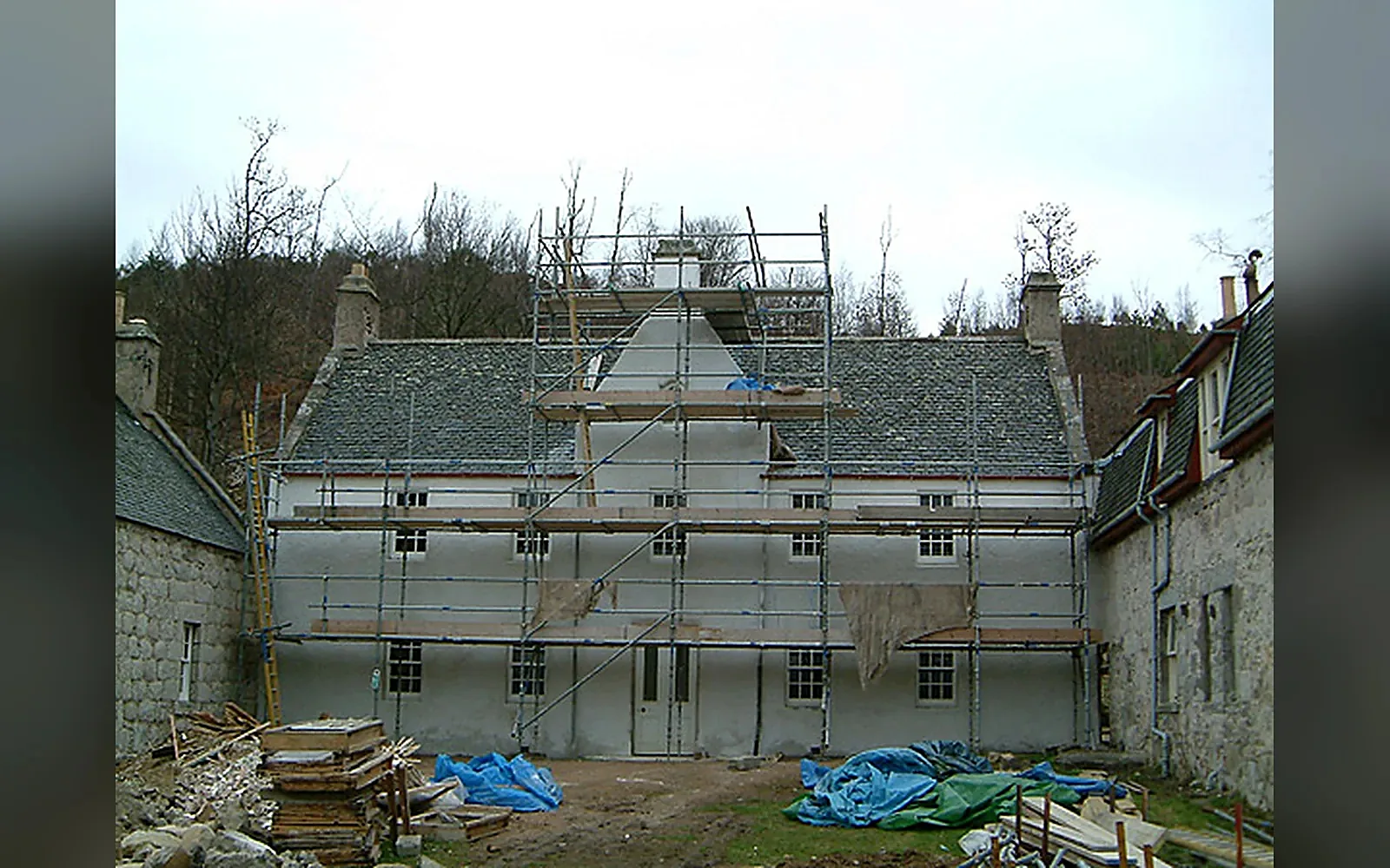 Balnacraig House before restoration