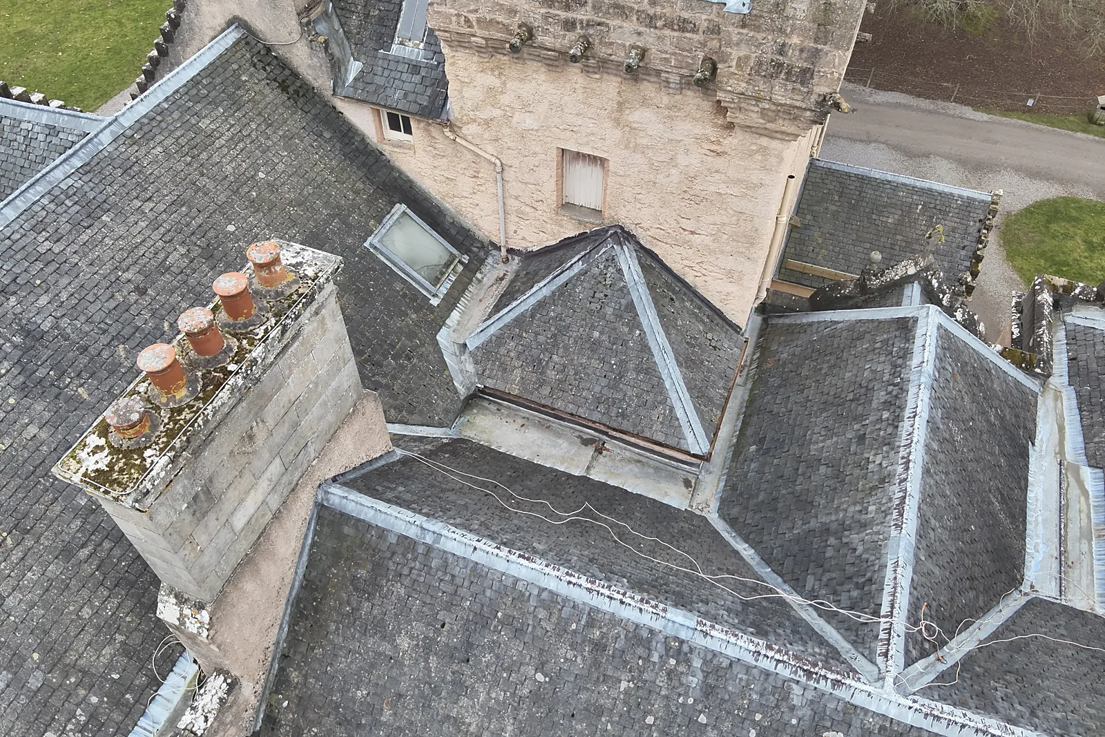 Brodie Castle Roof Repairs, Brodie, Forres, Moray — photograph 4