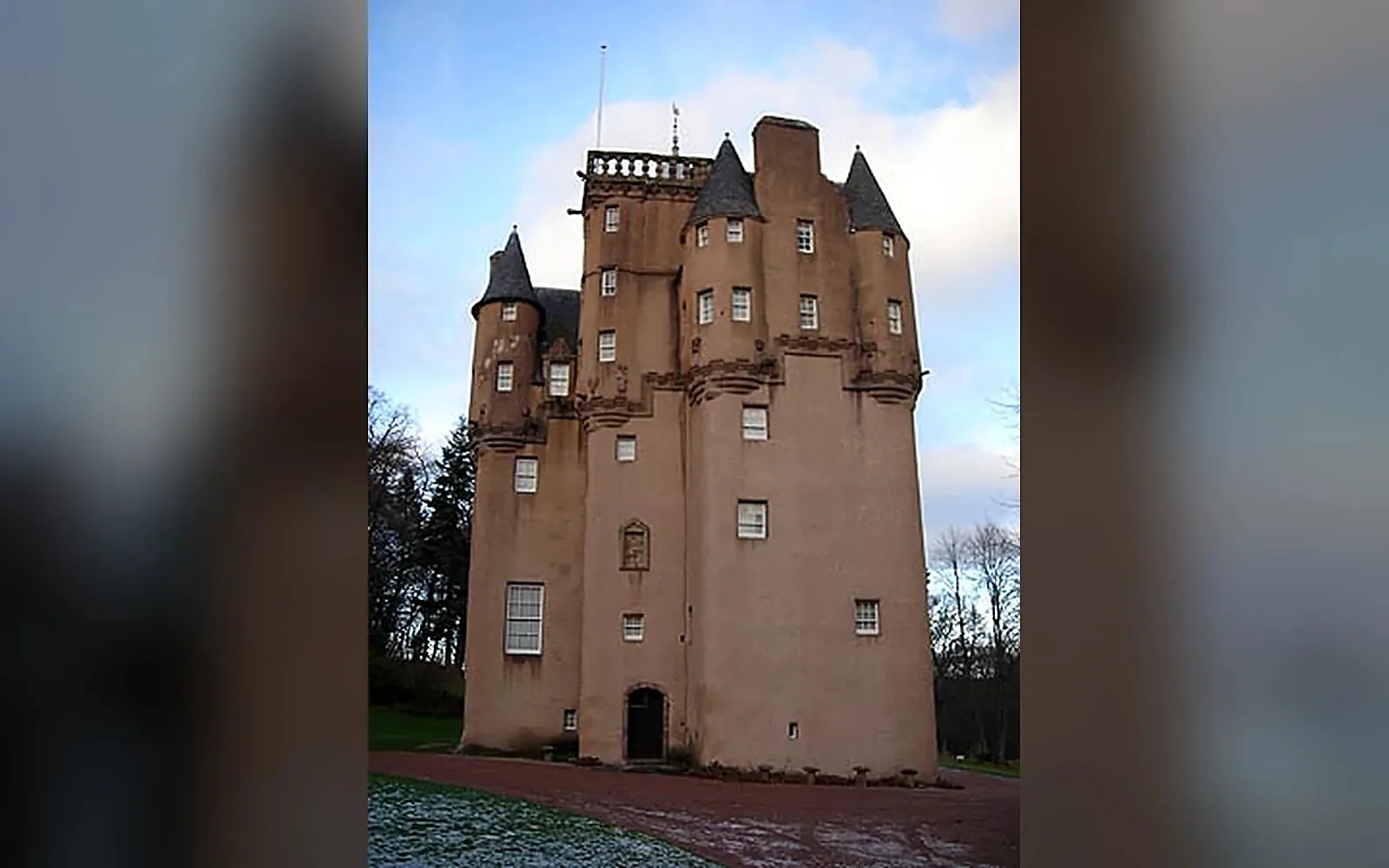Craigievar Castle before restoration