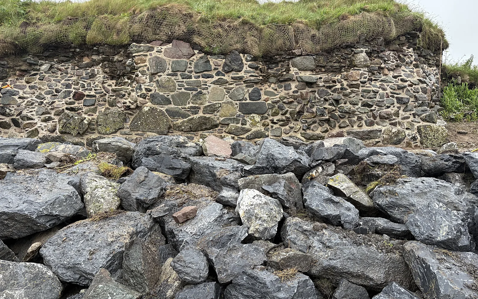 Dunyvaig Castle Phase 1 Conservation after restoration by LTM Group