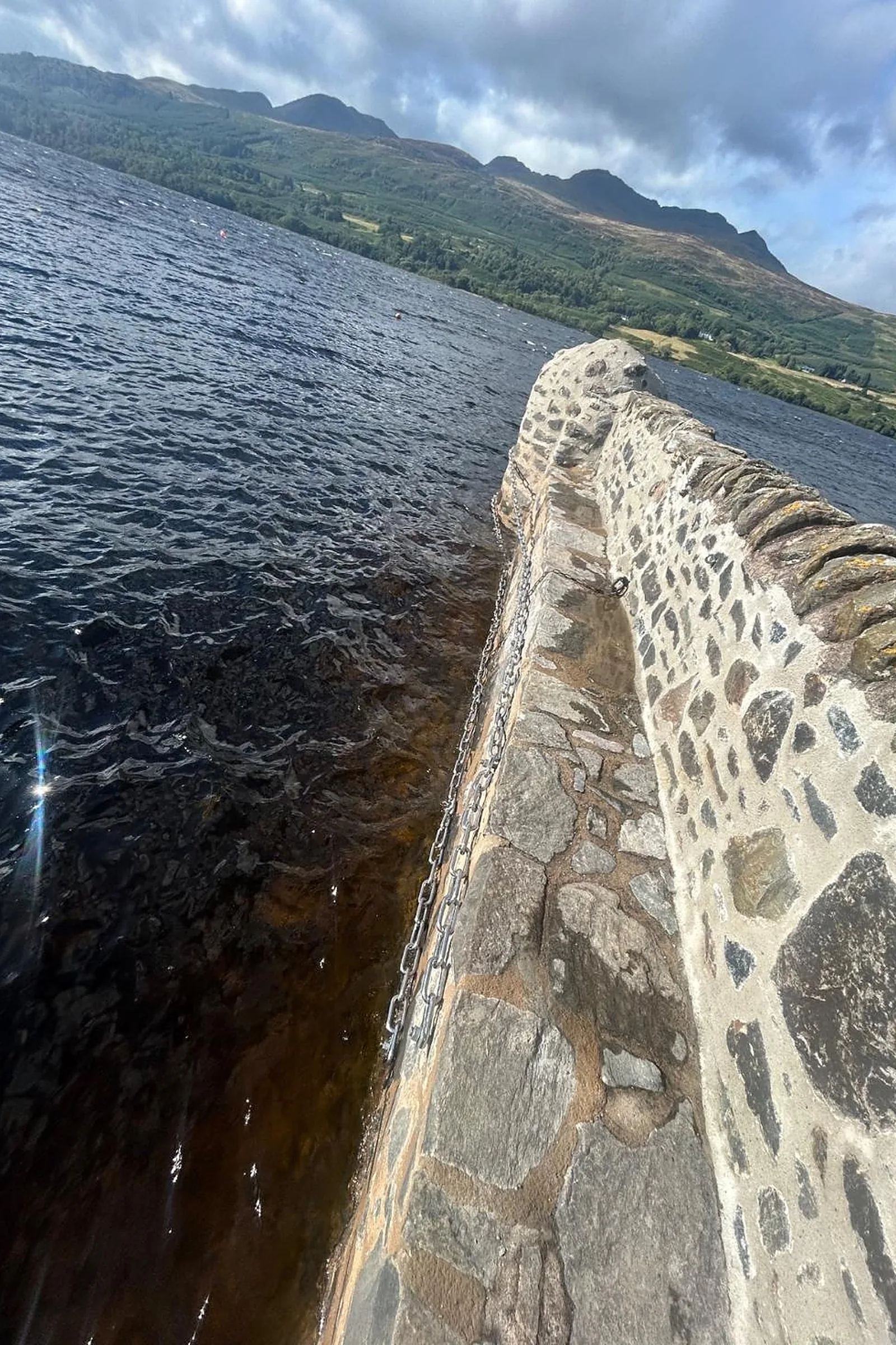 Firbush Harbour Wall Repairs, Firbush Outdoor Centre, Loch Tay, Perthshire — photograph 1