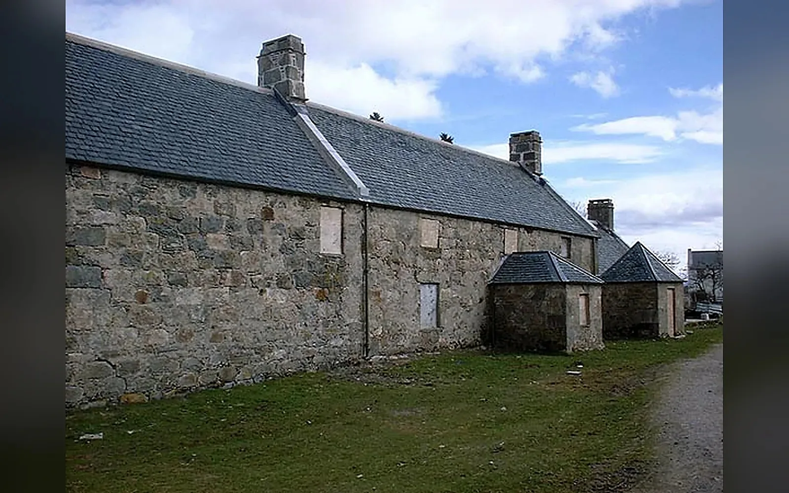 Garvamore Barracks before restoration