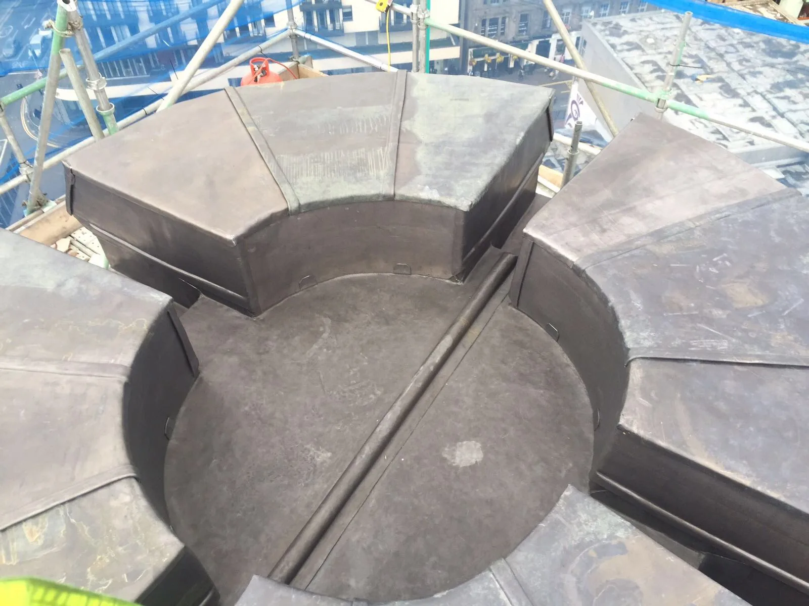 Inverness Castle: a new lead capping to the North Tower