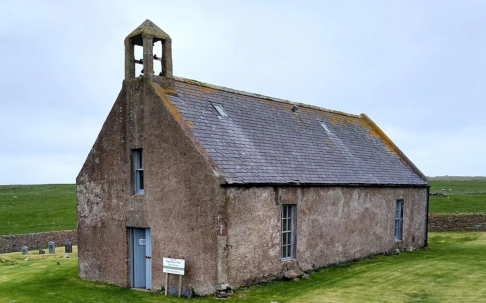 Papa Stour Kirk before restoration