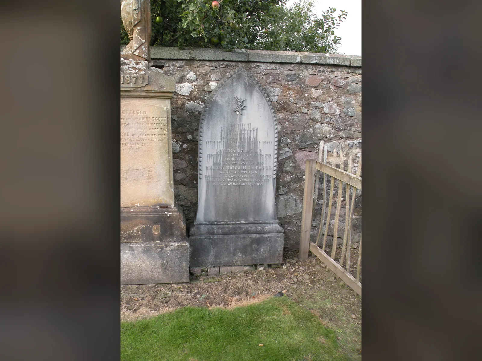 Hillfoots kirkyards: gravestones and monuments topple tested, then lifted and re-erected on dowels and lime beds
